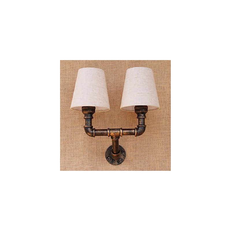 Applique murale rustique en laiton pour éclairage d'ambiance