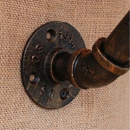 Applique murale rustique en laiton pour éclairage d'ambiance