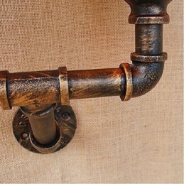 Applique murale rustique en laiton pour éclairage d'ambiance
