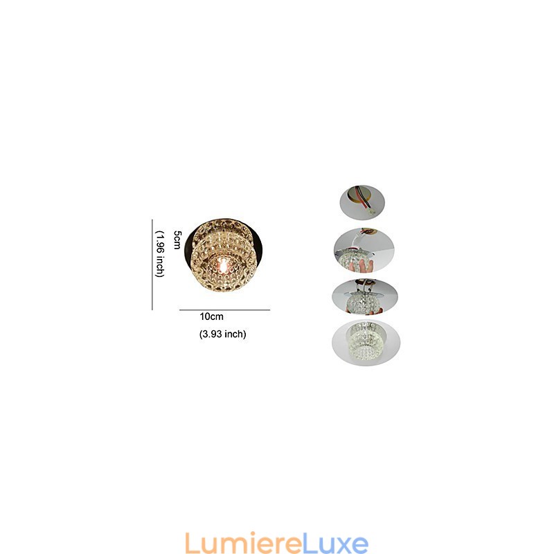 Plafonnier moderne et contemporain de style mini cristal
