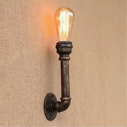 Applique murale décorative nostalgique en forme de pipe à eau simple