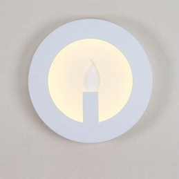 Fonction de peinture contemporaine moderne intégrée pour appliques murales à lumière ambiante