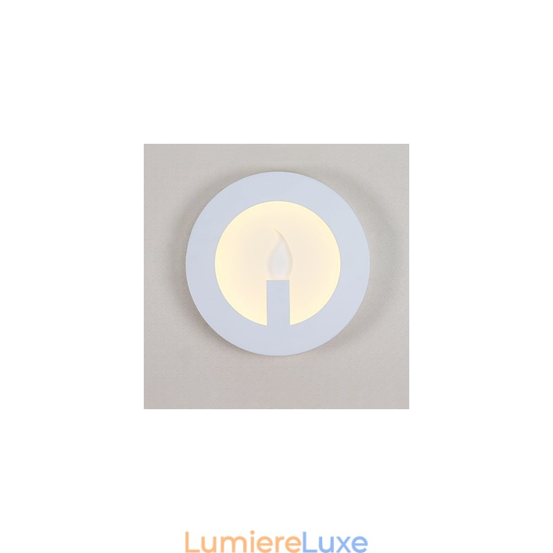Fonction de peinture contemporaine moderne intégrée pour appliques murales à lumière ambiante