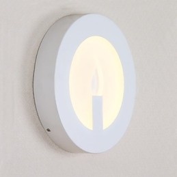 Fonction de peinture contemporaine moderne intégrée pour appliques murales à lumière ambiante