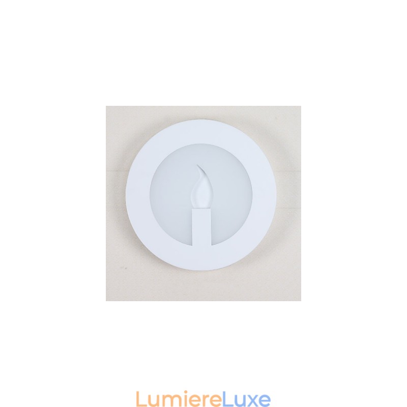 Fonction de peinture contemporaine moderne intégrée pour appliques murales à lumière ambiante
