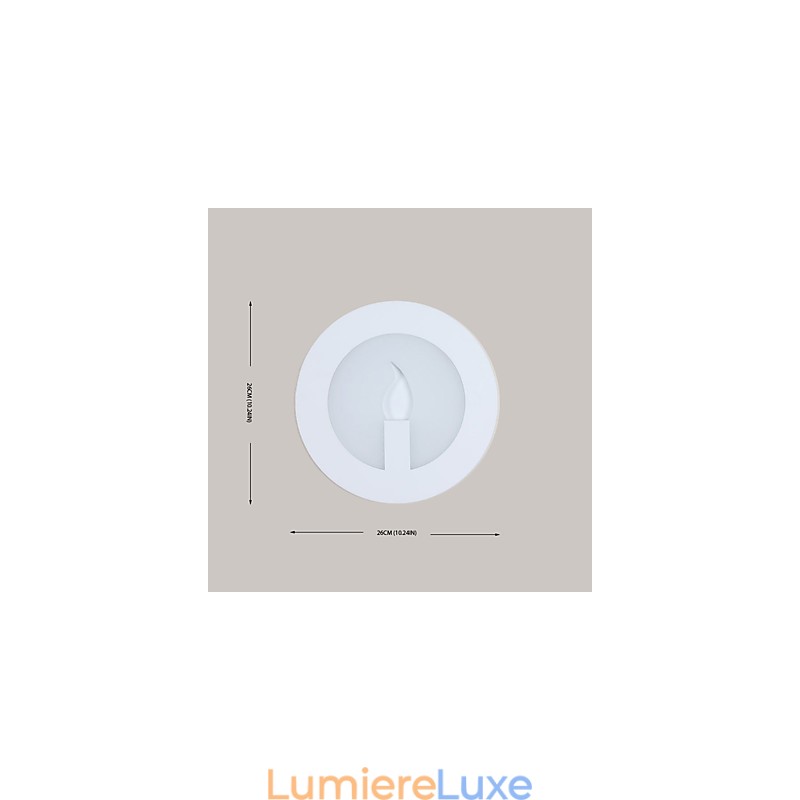 Fonction de peinture contemporaine moderne intégrée pour appliques murales à lumière ambiante