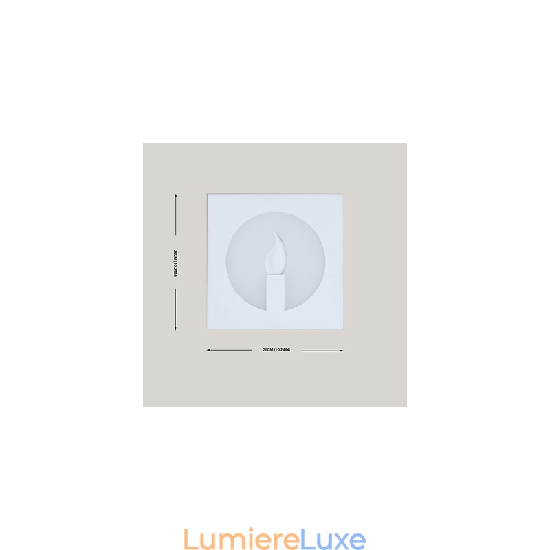 Appliques murales contemporaines modernes intégrées pour lumière ambiante