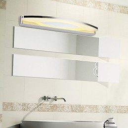 Applique murale contemporaine en métal pour salle de bain moderne et super longue