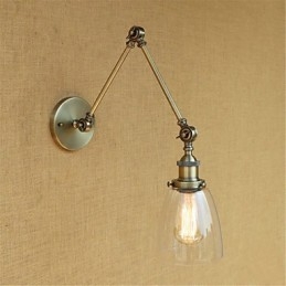 Rustique Lodge Country Retro Galvanisé Fonction pour Hauteur et Angle Réglables Bras Protection des Yeux