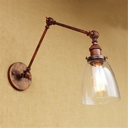 Rustique Lodge Country Retro Galvanisé Fonction pour Hauteur et Angle Réglables Bras Protection des Yeux