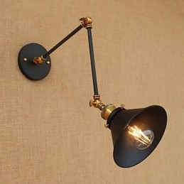 Applique murale en laiton, style industriel vintage, éclairage d'intérieur, décoration d'intérieur