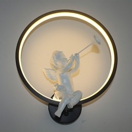 Applique murale nordique moderne et minimaliste pour chambre à coucher, luminaires décoratifs en aluminium, luminaires pour couloirs et anges