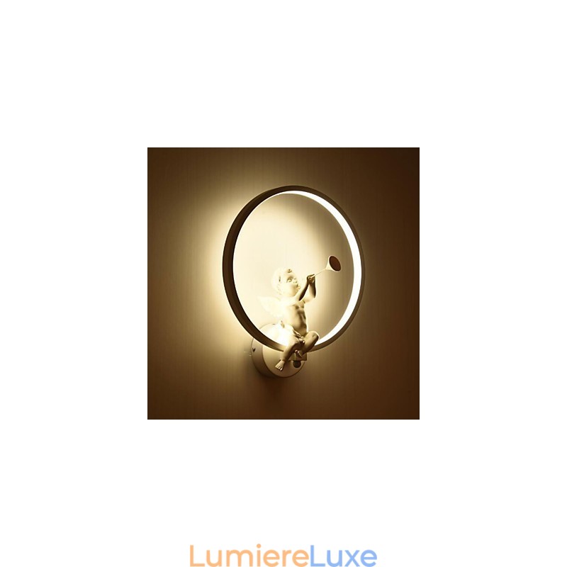 Applique murale nordique moderne et minimaliste pour chambre à coucher, luminaires décoratifs en aluminium, luminaires pour couloirs et anges