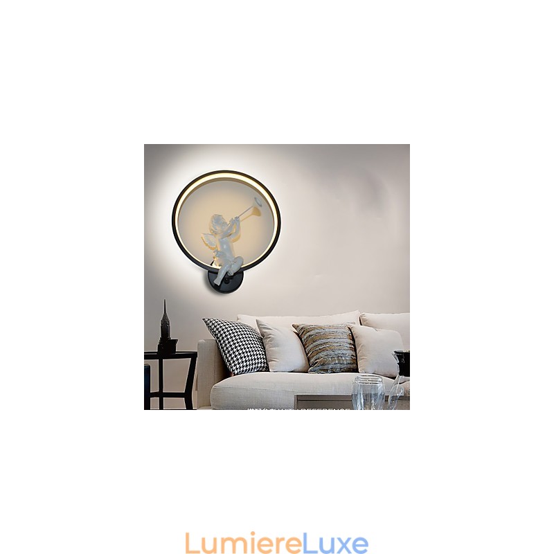 Applique murale nordique moderne et minimaliste pour chambre à coucher, luminaires décoratifs en aluminium, luminaires pour couloirs et anges