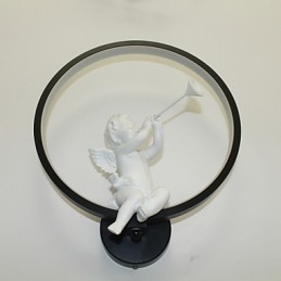 Applique murale nordique moderne et minimaliste pour chambre à coucher, luminaires décoratifs en aluminium, luminaires pour couloirs et anges
