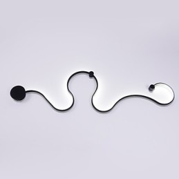 Appliques murales modernes et contemporaines en aluminium pour chambre à coucher, escalier, salon