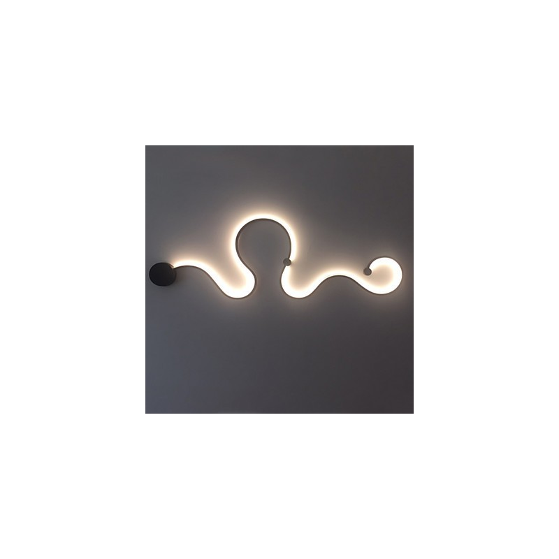 Appliques murales modernes et contemporaines en aluminium pour chambre à coucher, escalier, salon