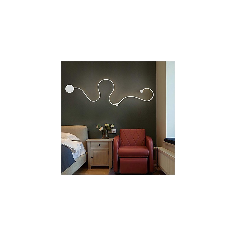 Appliques murales modernes et contemporaines en aluminium pour chambre à coucher, escalier, salon