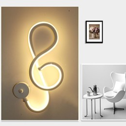 Lampe murale simple et moderne en aluminium pour couloir, chambre à coucher, chevet