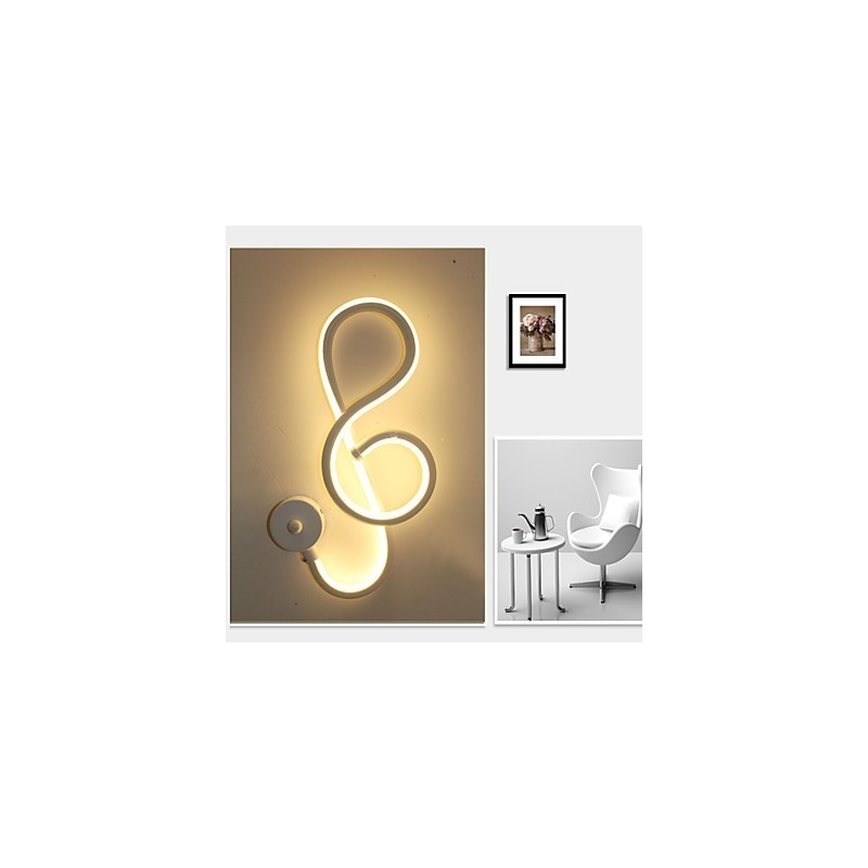 Lampe murale simple et moderne en aluminium pour couloir, chambre à coucher, chevet