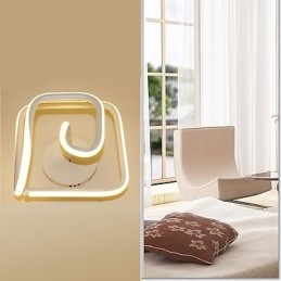 Applique murale simple, moderne et créative, luminaire décoratif personnalisé pour chambre à coucher, couloir, balcon, applique murale intégrée