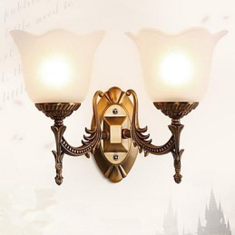 Appliques murales modernes et contemporaines galvanisées pour la protection des yeux, de style européen ou américain