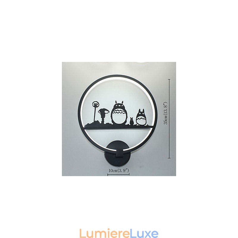 Applique murale en aluminium, design moderne et minimaliste, luminaire décoratif d'intérieur, idéal pour un salon, un balcon ou un couloir