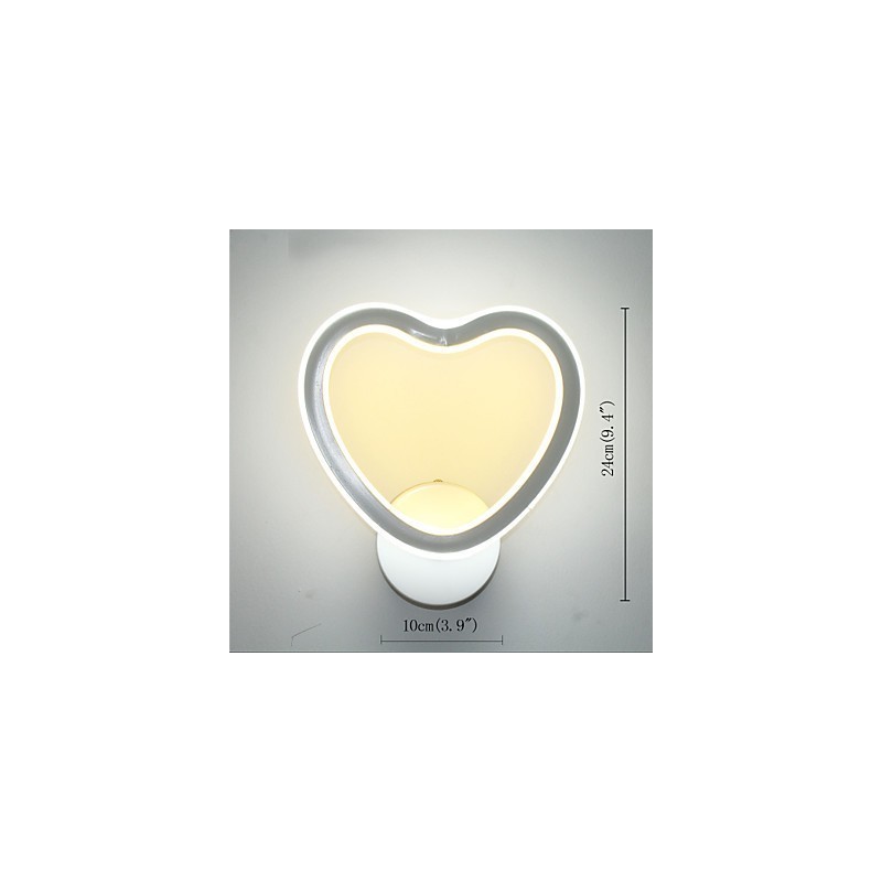 Applique murale minimaliste moderne pour salon, chambre à coucher, chevet, couloir, lampe murale créative en aluminium à la mode