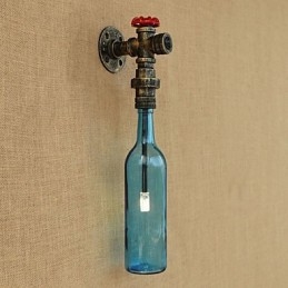 Lampe de style mini en bronze antique rétro pour la protection des yeux et la lumière ambiante