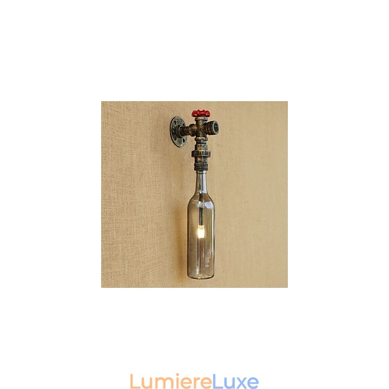 Lampe de style mini en bronze antique rétro pour la protection des yeux et la lumière ambiante