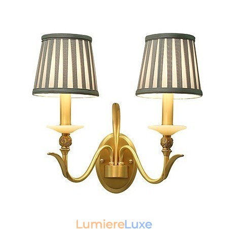 Applique murale simple, traditionnelle et classique en laiton, style mini Applique murale simple, traditionnelle et classique en laiton, style mini