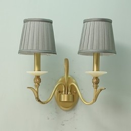 Applique murale simple, traditionnelle et classique en laiton, style mini