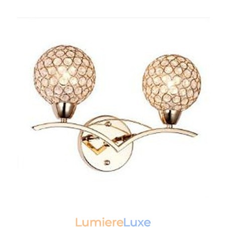 La simplicité de la lampe en cristal moderne, lampe de chevet créative et tendance pour chambre à coucher, salle à manger, couloir La simplicité de la lampe en cristal moderne, lampe de chevet créative et tendance pour chambre à coucher, salle à manger, couloir