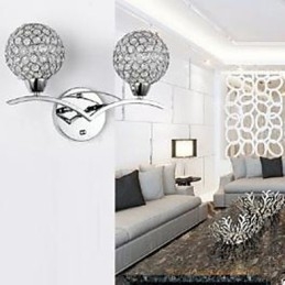 La simplicité de la lampe en cristal moderne, lampe de chevet créative et tendance pour chambre à coucher, salle à manger, couloir