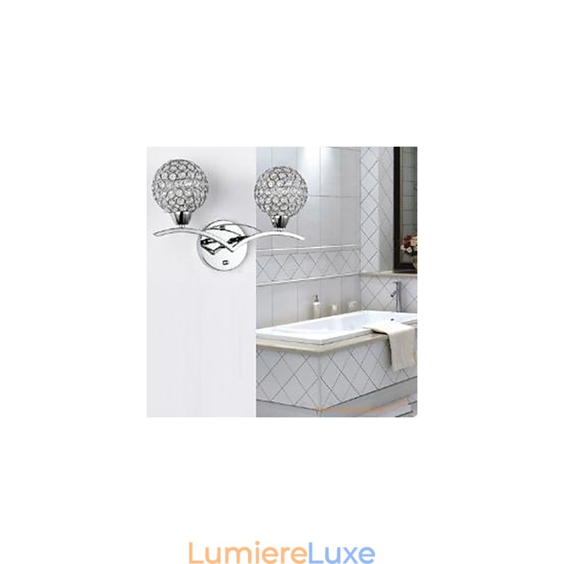 La simplicité de la lampe en cristal moderne, lampe de chevet créative et tendance pour chambre à coucher, salle à manger, couloir