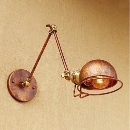 Peinture de campagne vintage pour mini-bras pivotant, protection des yeux, lumière ambiante, bras pivotant, éclairage mural