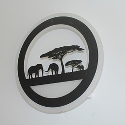 Lampe de chevet ronde en acrylique pour chambre à coucher, lampe de couloir moderne et originale, lampe d'entrée