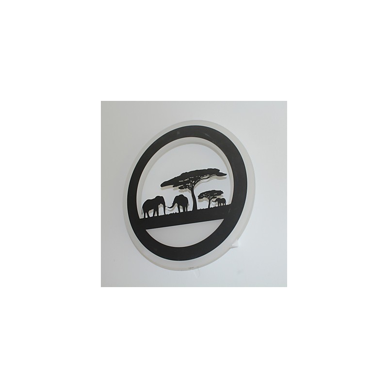 Lampe de chevet ronde en acrylique pour chambre à coucher, lampe de couloir moderne et originale, lampe d'entrée