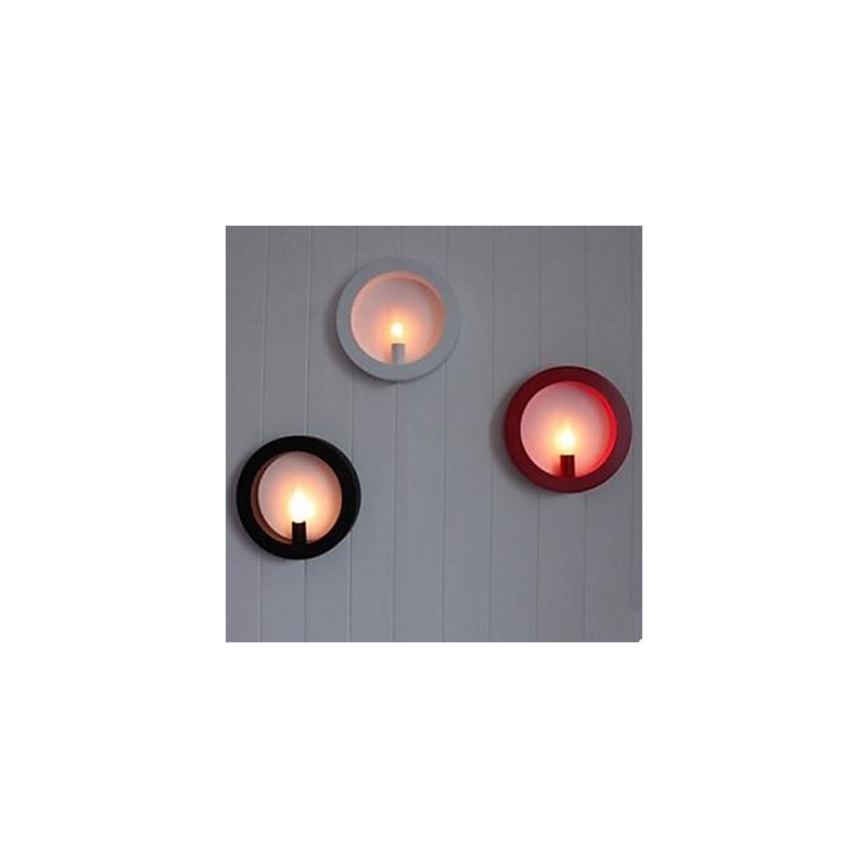 Nouvelle lampe murale en fer forgé, vente en gros, lampe murale ronde pour salon, canapé, arrière-plan