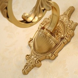 Applique murale simple, traditionnelle et classique en laiton, style mini