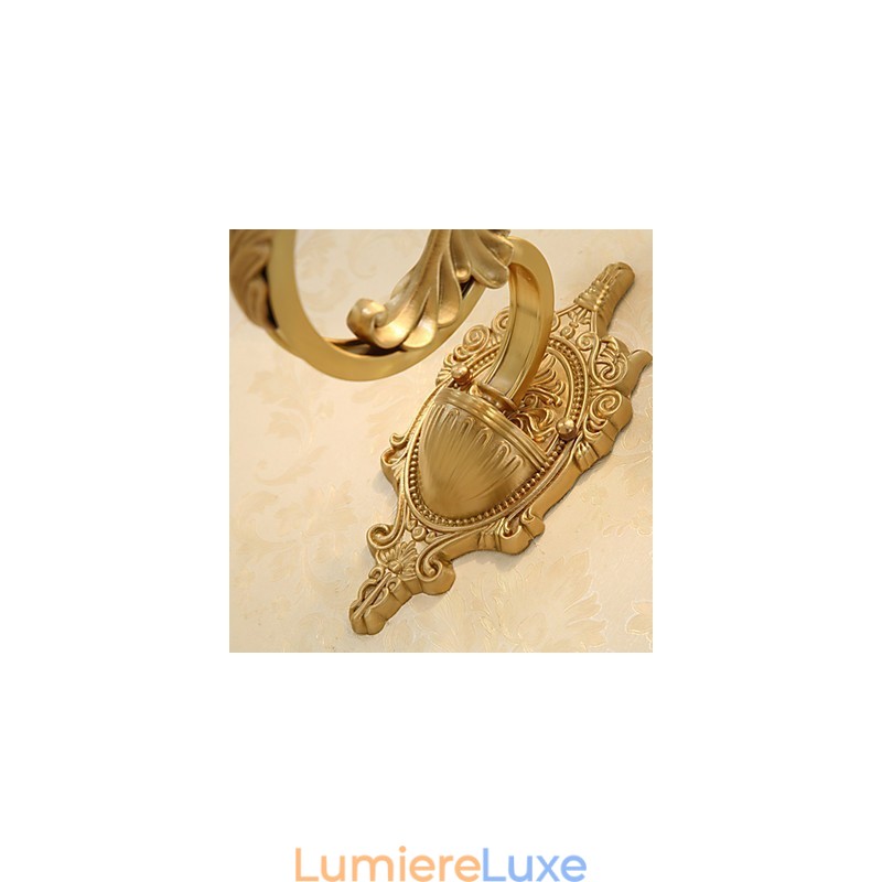 Applique murale simple, traditionnelle et classique en laiton, style mini