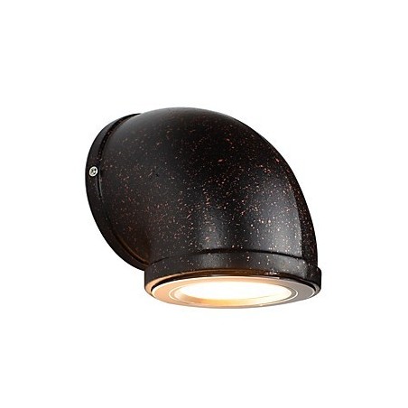 Applique murale en fer forgé, lampe sabre laser noire muette sur le mur Applique murale en fer forgé, lampe sabre laser noire muette sur le mur