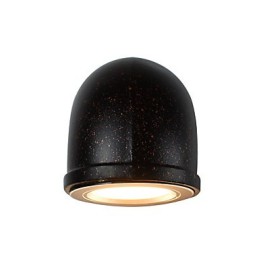 Applique murale en fer forgé, lampe sabre laser noire muette sur le mur
