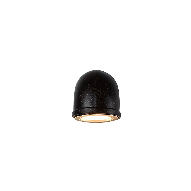 Applique murale en fer forgé, lampe sabre laser noire muette sur le mur