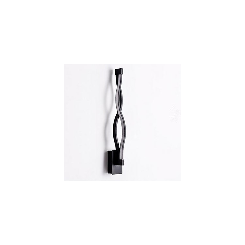 Applique murale moderne et simple en aluminium, style vague, idéale pour une chambre à coucher, un couloir, un salon ou une télévision