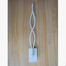 Applique murale moderne et simple en aluminium, style vague, idéale pour une chambre à coucher, un couloir, un salon ou une télévision