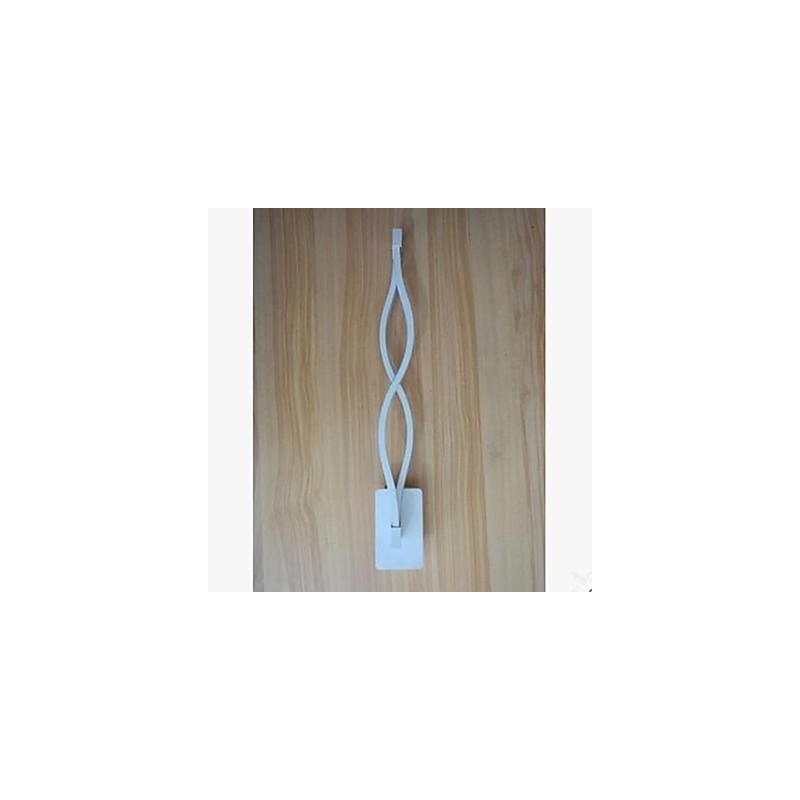 Applique murale moderne et simple en aluminium, style vague, idéale pour une chambre à coucher, un couloir, un salon ou une télévision