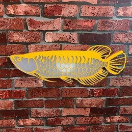 Appliques murales modernes en forme de poisson, style simple, éclairage acrylique, pour salon, couloir, chambre à coucher, hôtel, décoration