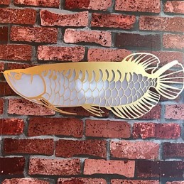 Appliques murales modernes en forme de poisson, style simple, éclairage acrylique, pour salon, couloir, chambre à coucher, hôtel, décoration