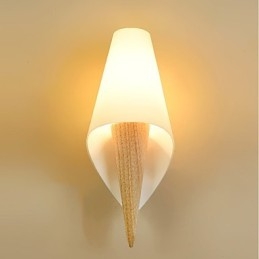 Applique murale simple de style européen pour la protection des yeux, éclairage d'ambiance, lampe murale de chambre à coucher